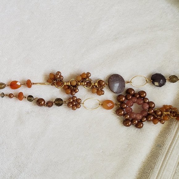 Long Beaded Necklace Retro-style - Picture 2 of 5